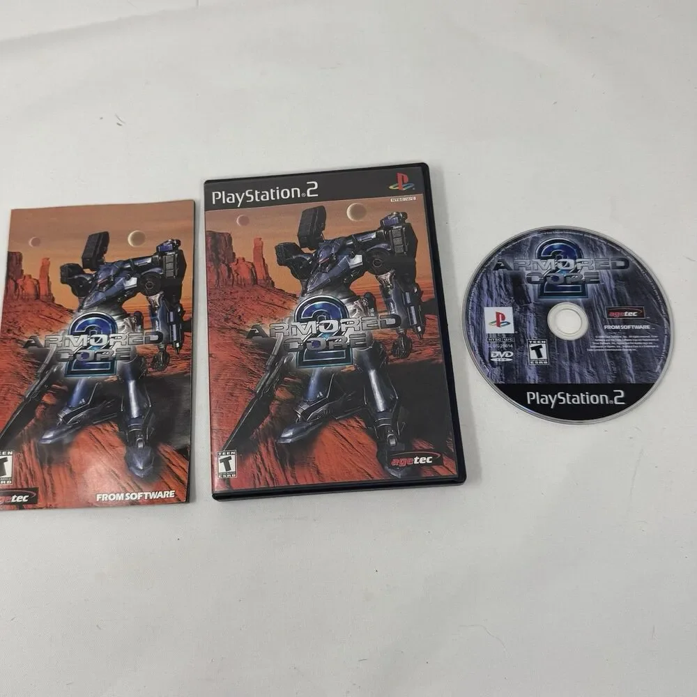 Armored Core 2 PS2 PlayStation 2 Complete CIB- Excellent